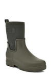 Ugg Droplet Mid Rain Boots In Forest Night (khaki)