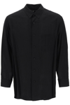 Yohji Yamamoto Black Pour Homme Cotton Shirt In Black (black)
