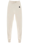 Isabel Marant Étoile Elastic Waistband Side Pockets Trousers In Light Grey (white)
