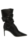 René Caovilla Crystal Nappa Ankle Boots