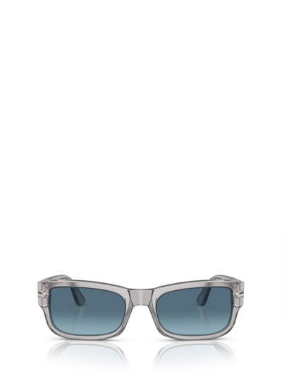 Persol Rectangular Frame Sunglasses In Azure Gradient Blue