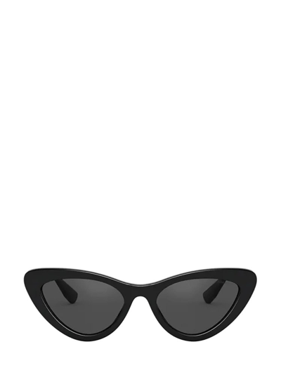 Miu Miu Eyewear Cat Eye Frame Sunglasses In Black
