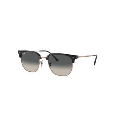 Ray Ban New Clubmaster Sunglasses Rose Gold Frame Grey Lenses 51-20