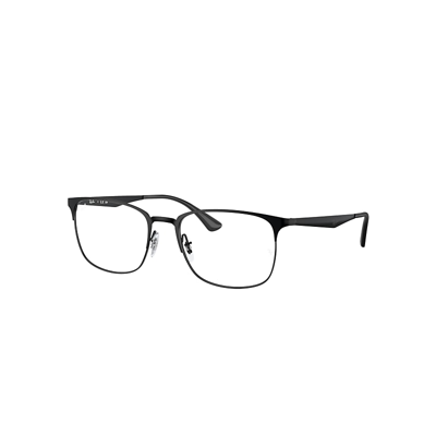 Ray Ban Rb6421 Optics Eyeglasses Black Frame Demo Lens Lenses Polarized 56-18 In Schwarz