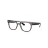 RAY BAN LLOYD OPTICS BIO-BASED EYEGLASSES BLACK FRAME DEMO LENS LENSES POLARIZED 52-21