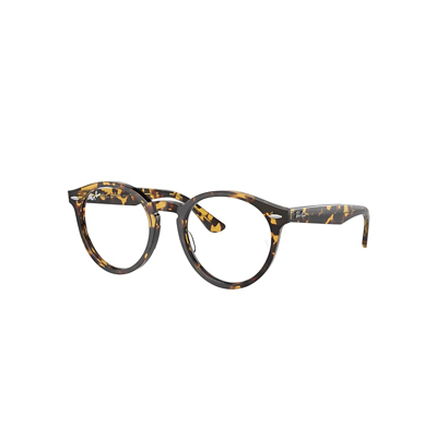 Ray Ban Larry Optics Eyeglasses Yellow Havana Frame Clear Lenses Polarized 49-21 In Havana Gelb