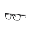 Ray Ban Rb7228 Optics Eyeglasses Black Frame Demo Lens Lenses Polarized 53-21 In Schwarz