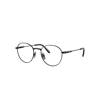 Ray Ban David Titanium Optics Eyeglasses Black Frame Clear Lenses Polarized 51-20 In Schwarz