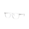 Ray Ban Rb7226 Optics Eyeglasses Transparent Frame Demo Lens Lenses Polarized 54-21 In Transparent