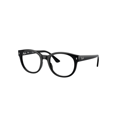Ray Ban Rb7227 Optics Eyeglasses Black Frame Demo Lens Lenses Polarized 53-21 In Schwarz