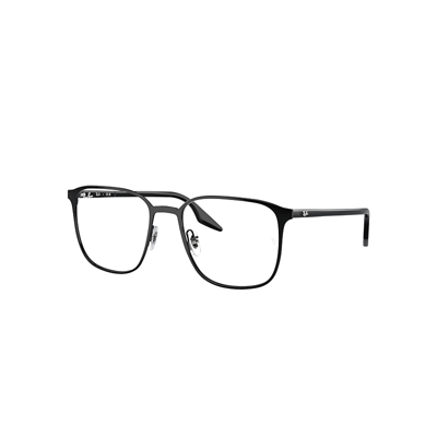 Ray Ban Rb6512 Optics Eyeglasses Black Frame Demo Lens Lenses Polarized 54-19 In Schwarz