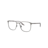 Ray Ban Rb6512 Optics Eyeglasses Grey Frame Demo Lens Lenses Polarized 52-19 In Grau