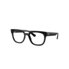 Ray Ban Lloyd Optics Bio-based Eyeglasses Black Frame Demo Lens Lenses Polarized 54-21 In Schwarz
