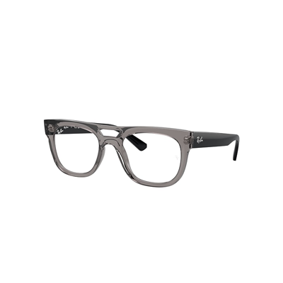 Ray Ban Lloyd Optics Bio-based Eyeglasses Black Frame Demo Lens Lenses Polarized 54-21 In Schwarz