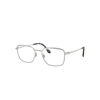 Ray Ban Rb6511 Optics Eyeglasses Silver Frame Demo Lens Lenses Polarized 53-19 In Silver