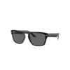 Ray Ban Rb4407 Sonnenbrillen Schwarz & Hellgrau & Grau Transparent Fassung Grau Glas Polarisiert 57-19 In Black & Light Grey & Transparent Grey