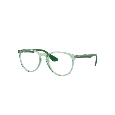 Ray Ban Erika Optics Eyeglasses Green Frame Demo Lens Lenses Polarized 51-18
