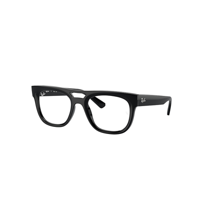 Ray Ban Lloyd Optics Bio-based Eyeglasses Black Frame Demo Lens Lenses Polarized 52-21 In Schwarz