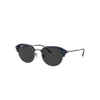Ray Ban Rb4429 Sunglasses Gunmetal Frame Black Lenses Polarized 55-20 In Gunmetal