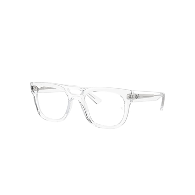 Ray Ban Rb7226 Optics Eyeglasses Transparent Frame Demo Lens Lenses Polarized 52-21