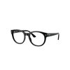 Ray Ban Rb7227 Optics Eyeglasses Black Frame Demo Lens Lenses Polarized 53-21 In Black
