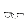 Ray Ban Rb5422 Optics Eyeglasses Black On Transparent Frame Demo Lens Lenses Polarized 52-16 In Black On Transparent