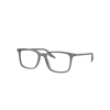 Ray Ban Rb5421 Optics Eyeglasses Transparent Grey Frame Clear Lenses Polarized 55-19 In Transparent Grey