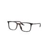 Ray Ban Rb5421 Optics Eyeglasses Havana Frame Demo Lens Lenses Polarized 55-19 In Havana