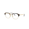 RAY BAN RB7229 OPTICS EYEGLASSES GOLD FRAME CLEAR LENSES POLARIZED 53-20