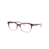 RAY BAN RB5362 OPTICS EYEGLASSES RED & PINK FRAME DEMO LENS LENSES POLARIZED 54-17