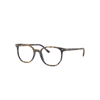 Ray Ban Elliot Optics  Gelb & Blau Havana Fassung Klar Glas Polarisiert 52-19 In Gelb & Blau Havana