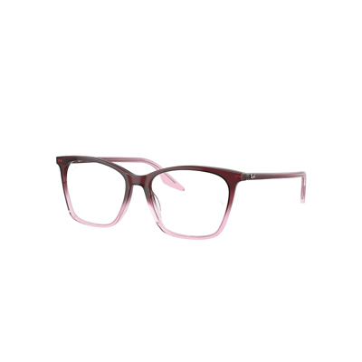 Ray Ban Rb5422 Optics  Red & Pink Fassung Klar Glas Polarisiert 52-16 In Rot Und Rosa