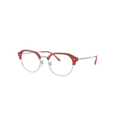 Ray Ban Rb7229 Optics Eyeglasses Silver Frame Demo Lens Lenses Polarized 51-20