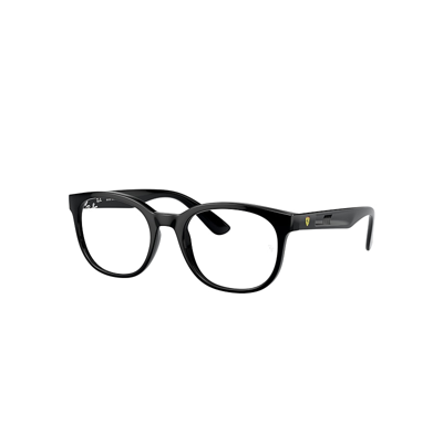 Ray Ban Rb7231m Optics Scuderia Ferrari Collection Eyeglasses Black Frame Demo Lens Lenses Polarized 52-19 In Schwarz