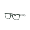 Ray Ban Rb7230 Optics Eyeglasses Sand Green Frame Demo Lens Lenses Polarized 52-19 In Sandgrün