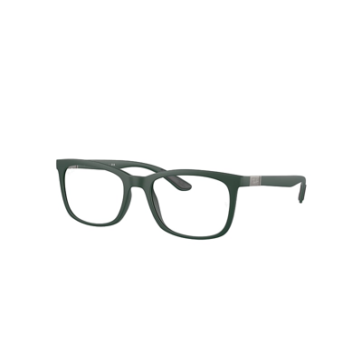 Ray Ban Rb7230 Optics Eyeglasses Sand Green Frame Demo Lens Lenses Polarized 52-19 In Sandgrün