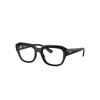 Ray Ban Leonid Optics Bio-based Eyeglasses Black Frame Demo Lens Lenses Polarized 52-20 In Schwarz