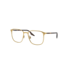 Ray Ban Rb6512 Optics Eyeglasses Havana Frame Demo Lens Lenses Polarized 54-19 In Havana