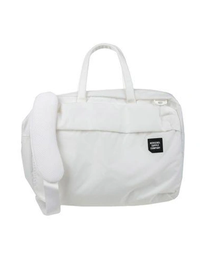 Herschel Supply Co Work Bag In White