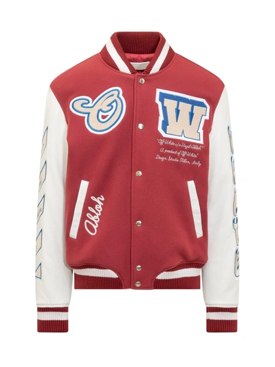 Off-white Onthego Jacket In Rio Red Off White