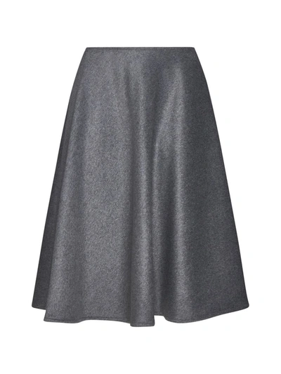 Blanca Vita Skirt In Melange Grey