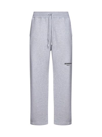 Dolce & Gabbana Trousers In Melange Grigio