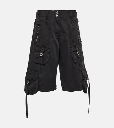 Acne Studios Cargo Shorts In Charcoal Grey | ModeSens