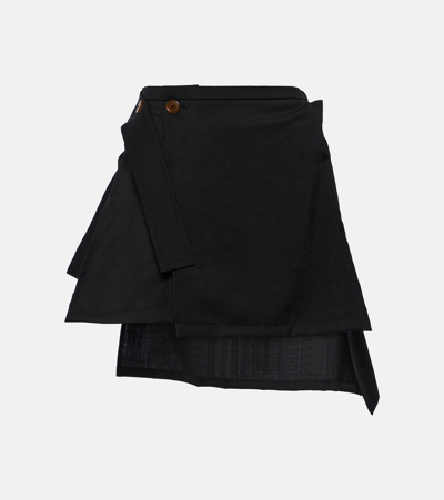 Vivienne Westwood Wool Mini-skirt In Black