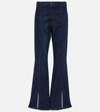 Ag X Emrata Anisten Seamed Flare Jeans In Blue
