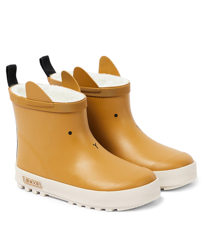 Liewood Kids' Jesse Thermo Rain Boots In Camel
