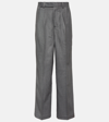 JACQUES WEI WOOL-BLEND TWILL STRAIGHT trousers
