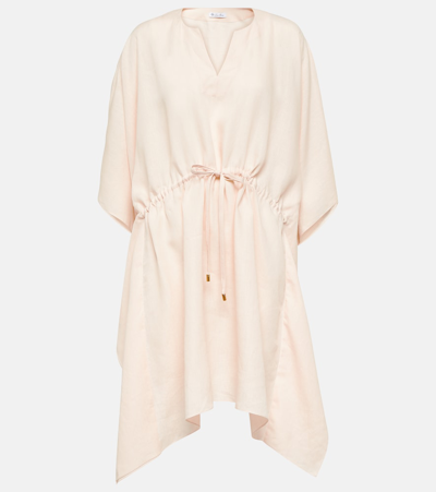 Loro Piana Linen Kaftan In Pink