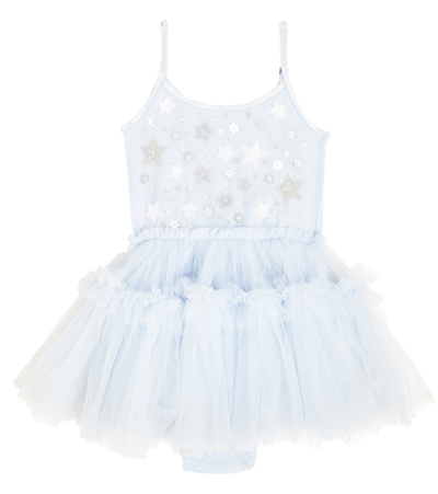 Tutu Du Monde Baby Moon Dance Embellished Tulle Dress In Blue