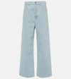 Nanushka Josine High-rise Wide-leg Jeans In Blue